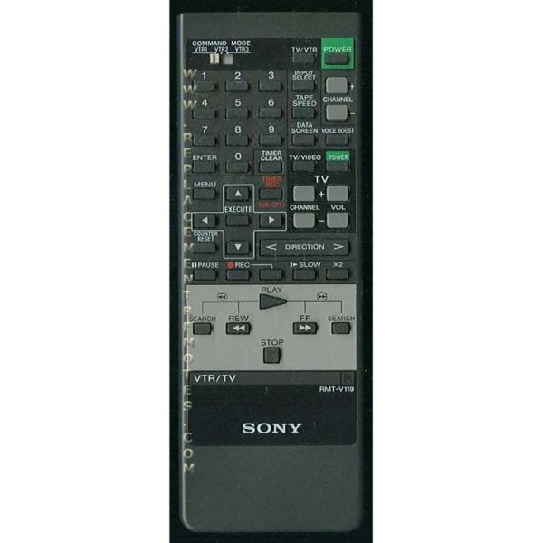 Sony RMT-V119 TV/VCR Remote Control – 169305411 – RMTV119