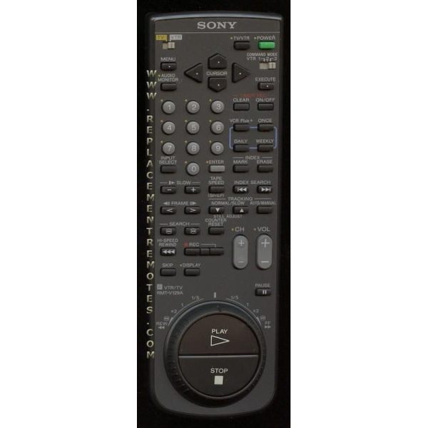 Sony RMT-V129A VCR Remote Control – 146709811 – RMTV129A