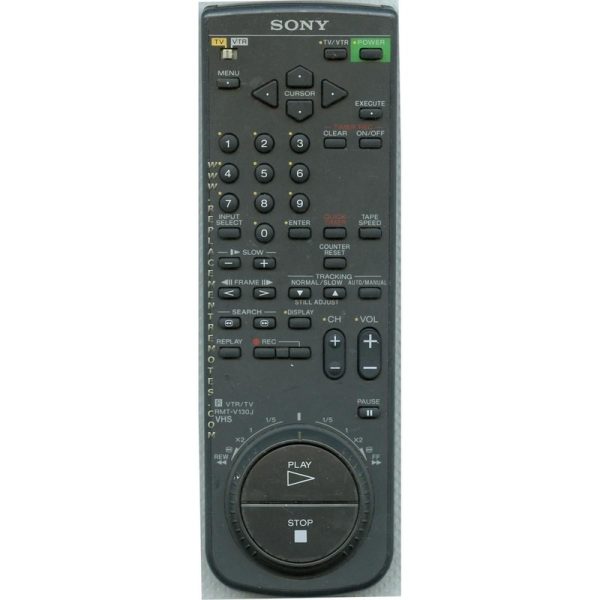 Sony RMT-V130J VCR Remote Control – 146696921 – RMTV130J