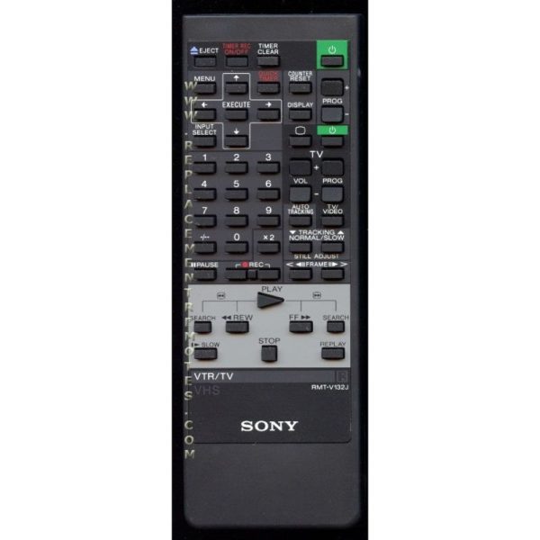 Sony RMT-V132J VCR Remote Control – 146748621 – RMTV132J