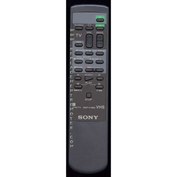 Sony RMT-V136A VCR Remote Control – A6783360A – RMTV136A