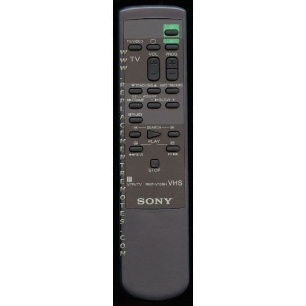 Sony RMT-V136H VCR Remote Control – A6783368A – RMTV136H