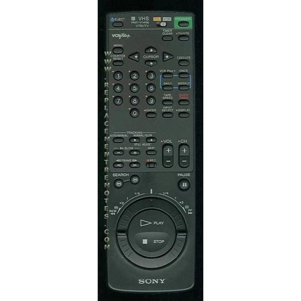 Sony RMT-V141B TV/VCR Remote Control – 146748511 – RMTV141B