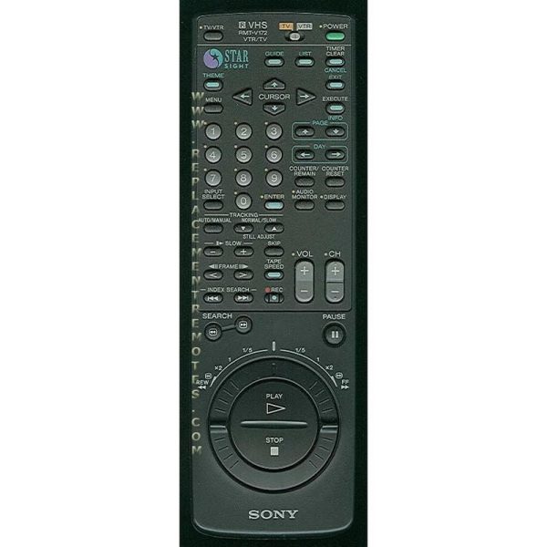 Sony RMT-V172 VCR Remote Control – 147331012 – RMTV172