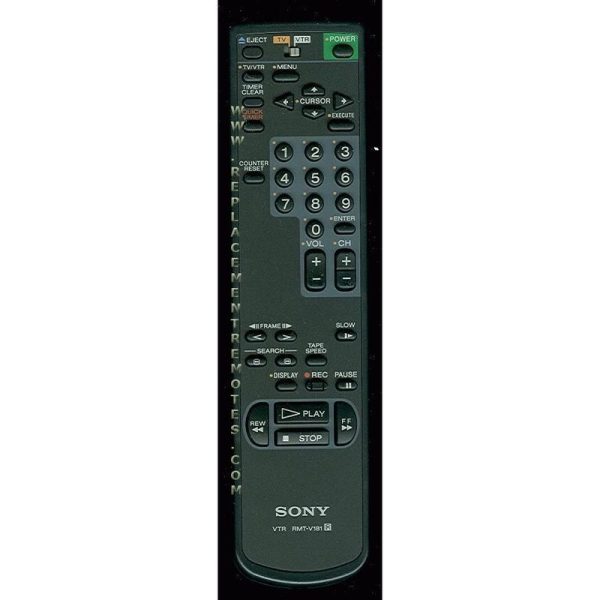 Sony RMT-V181 VCR Remote Control – 147347261 – RMTV181