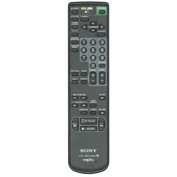 Sony RMT-V182A VCR Remote Control – 147352811 – RMTV182A