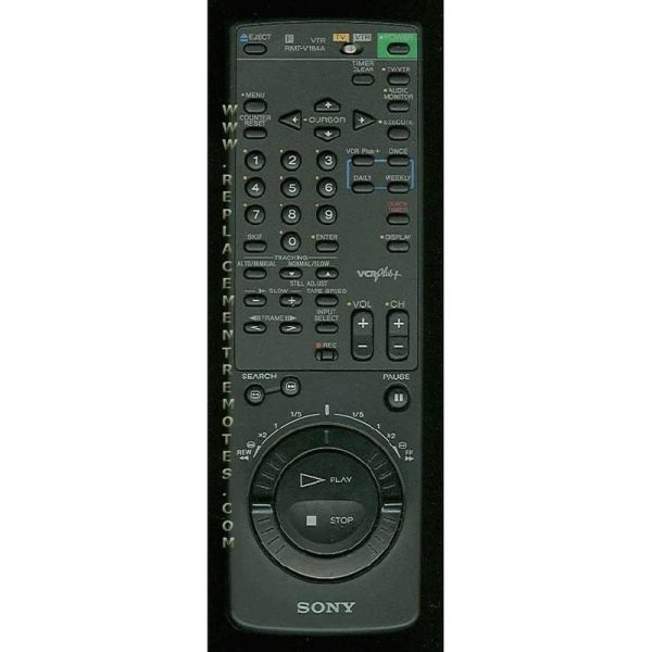 Sony RMT-V184A VCR Remote Control – 147351511 – RMTV184A