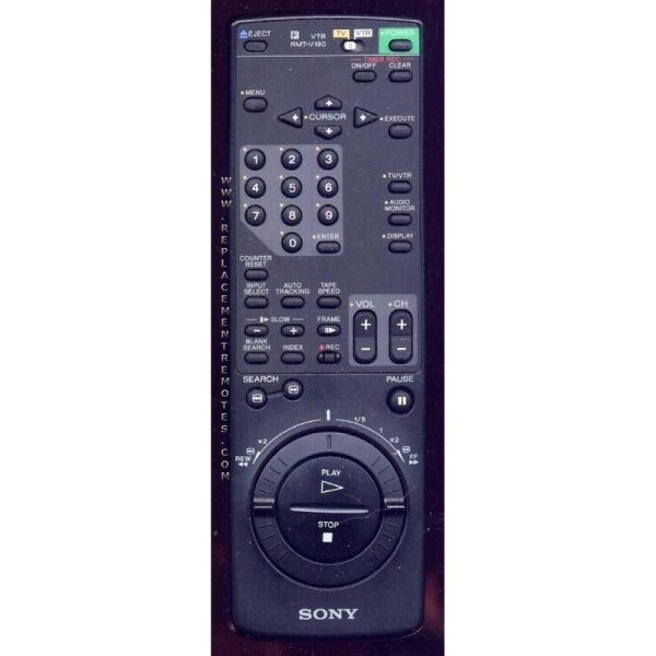 Sony RMT-V190A VCR Remote Control – 141848111 – RMTV190A