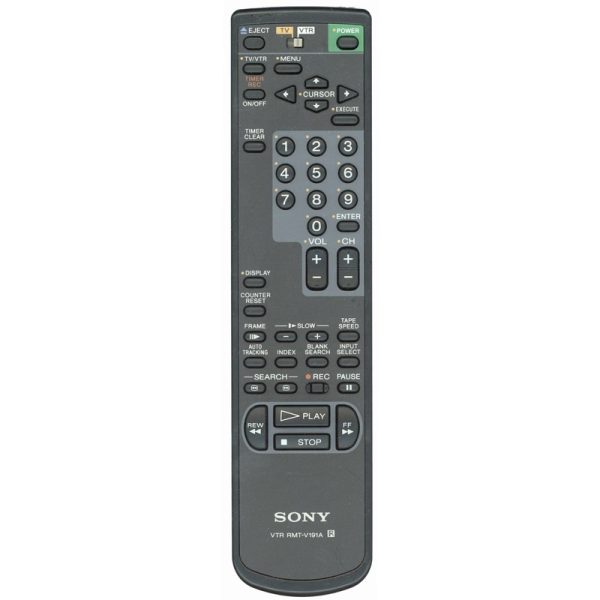 Sony RMT-V191 VCR Remote Control – 147371721 – RMTV191