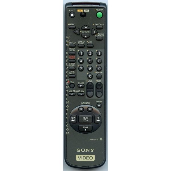 Sony RMT-V203 VCR Remote Control – 147503211 – RMTV203