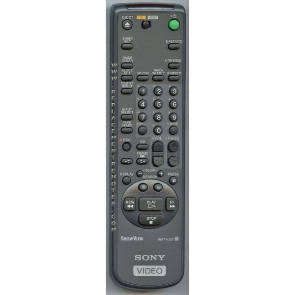 Sony RMT-V207 VCR Remote Control – 147503811 – RMTV207