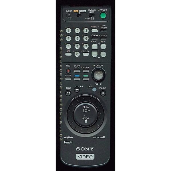 Sony RMT-V250 VCR Remote Control – 147574921 – RMTV250