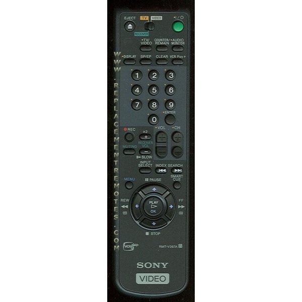 Sony RMT-V267A VCR Remote Control – 141815421 – RMTV267A