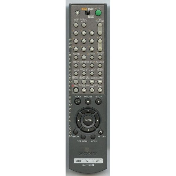 Sony RMT-V501 DVD/VCR Combo Recorder Remote Control – 147758212 – RMTV501