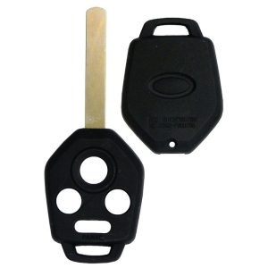 Subaru 4 button Replacement Remote Case / Shell with blank key (high security blade) by Car & Truck Remotes