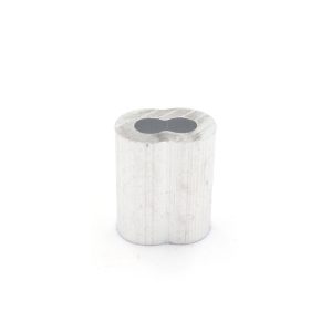 Swage/Ferrule Sleeve 3.0mm Hourglass Aluminium – 100 Pack
