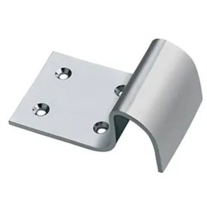 Swing Gate Fitting – Gate Stop, Surface Mount, Low Profile Zinc Plated