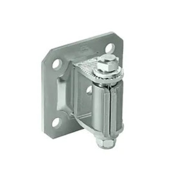 Swing Gate Fitting – Pintle Hinge With Wing, Bearing & Plate, Bolt On, 300Kg Zinc Plated