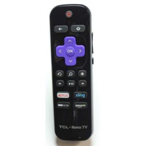 TCL 06RFZNWFARC64 RF Roku TV Remote Control – Netflix, sling, HBO Now, Amazon- 06-RFZNWF-ARC64