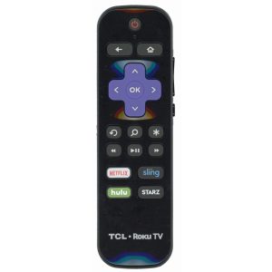 TCL BRC64 RF W/ headphone jack Roku TV Remote Control – Netflix, sling, Hulu, Starz- 06-RFZNWF-BRC64