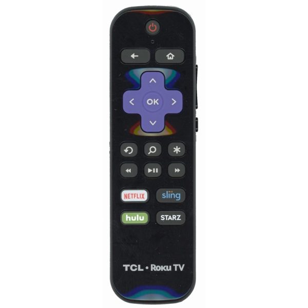 TCL BRC64 RF W/ headphone jack Roku TV Remote Control – Netflix, sling, Hulu, Starz- 06-RFZNWF-BRC64