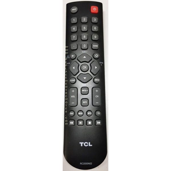 TCL RC2000N02 TV Remote Control