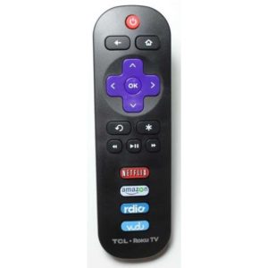 TCL RC280 Roku IR TV Remote Control | Netflix | Amazon | Rdio | Vudu – 06-IRPT20-ARC280