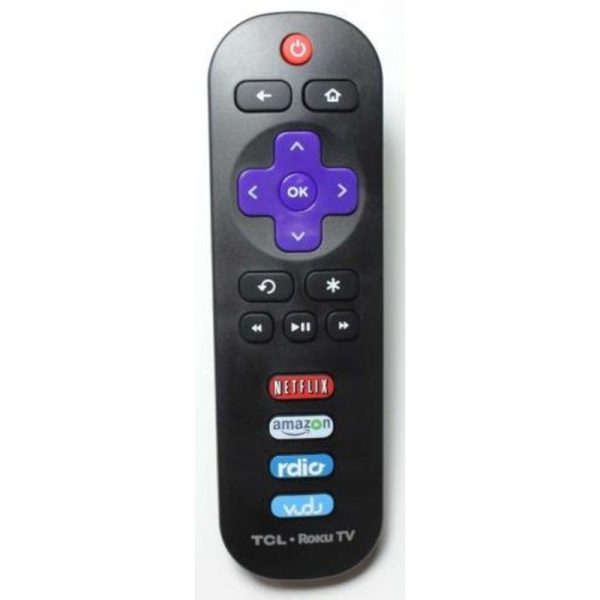 TCL RC280 Roku IR TV Remote Control | Netflix | Amazon | Rdio | Vudu – 06-IRPT20-ARC280