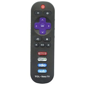 TCL RC280 Roku TV Remote Control | Netflix | Amazon | Rdio | Vudu – 06-IRPT20-HRC280