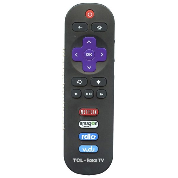TCL RC280 Roku TV Remote Control | Netflix | Amazon | Rdio | Vudu – 06-IRPT20-HRC280