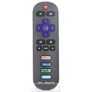 TCL RC280 Roku TV Remote Control  | Netflix | Disney | Hulu | Sling – 06-IRPT20-WRC280J