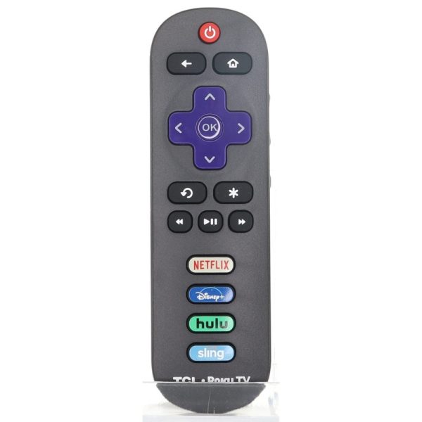 TCL RC280 Roku TV Remote Control  | Netflix | Disney | Hulu | Sling – 06-IRPT20-WRC280J