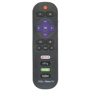 TCL RC280 Roku TV Remote Control | Netflix | sling | Hulu | Att Now – 06-IRPT20-JRC280