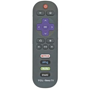 TCL RC280 Roku TV Remote Control | Netflix | Sling | Hulu | Starz – RC280-HULU