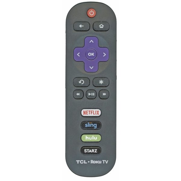 TCL RC280 Roku TV Remote Control | Netflix | Sling | Hulu | Starz – RC280-HULU