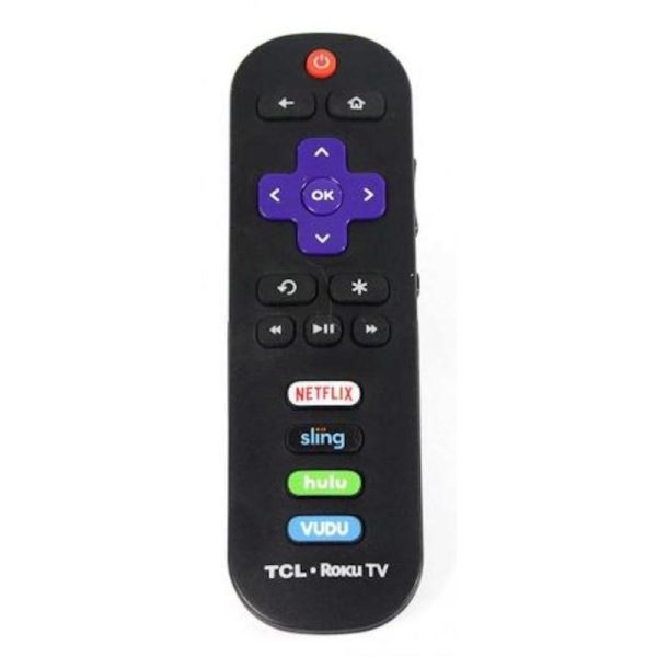TCL RC280 Roku TV Remote Control | Netflix | Sling | Hulu | Vudu – 06-IRPT20-CRC280