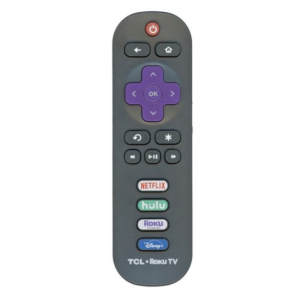 TCL RC280J ROKU TV Remote Control |  Netflix | Hulu | Roku | Disney – 06-IRPT20-URC280J