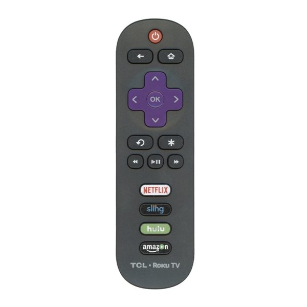 TCL RC280J Roku TV Remote Control | Netflix | Sling | Hulu | Amazon – 06-IRPT20-NRC280J