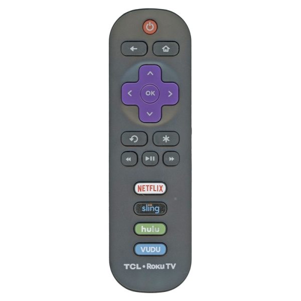 TCL RC280J Roku TV Remote Control | Netflix | Sling | Hulu | Vudu – 06-IRPT20-IRC280J