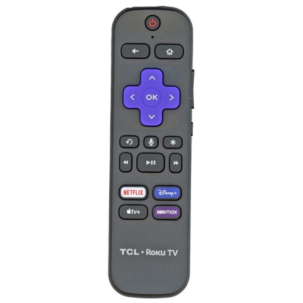 TCL RC580/RCFA5 Roku RF Voice TV Remote Control – Netflix, Disney +, Apple TV, HBO Max – 21001-000086