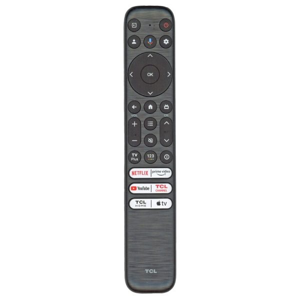 TCL RC923 FMB1 Google TV Smart Remote Control Netflix, Prime Video, YouTube, TCL Channel, TCL Home, Apple TV – 21001-000100