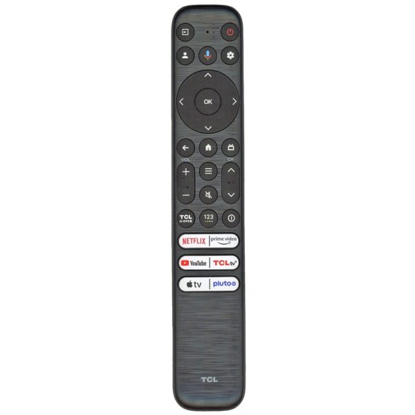 TCL RC923 FMB2 (backlight) Google TV Smart Remote Control | Netflix | Prime Video | YouTube | TCL Channel | TCL TV | Apple TV | Pluto – 21001-000121