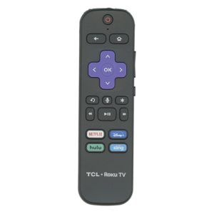 TCL RCEL5 Voice Roku TV Remote Control – Netflix, Disney, Hulu, Sling – 06-WFZNYY-HRC580