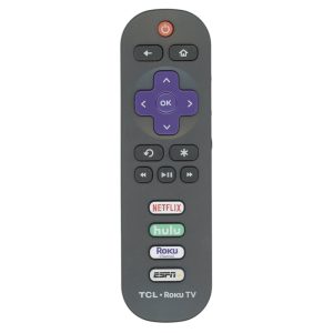 TCL RRC280J ROKU TV Remote Control – Netflix, Hulu, Roku, ESPN – 06-IRPT20-RRC280J