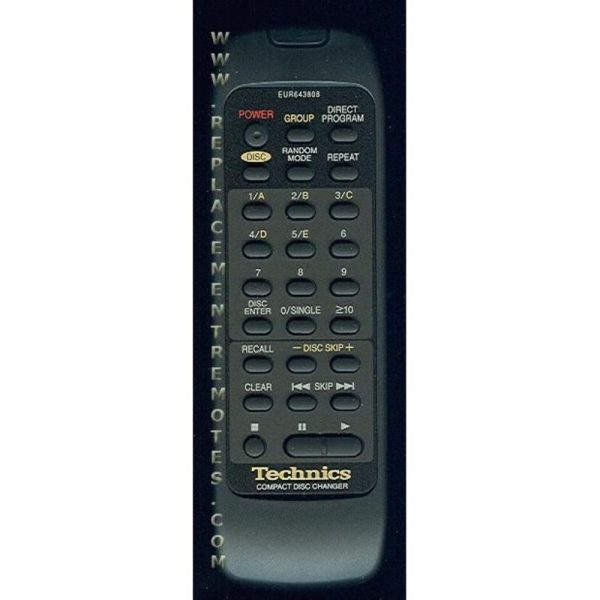 Technics EUR643808 CD Remote Control