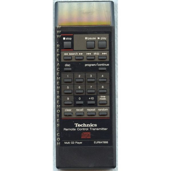 Technics EUR64789B CD Remote Control