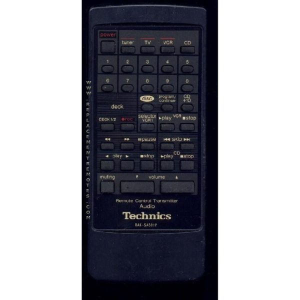 Technics RAKSA301P Audio Remote Control