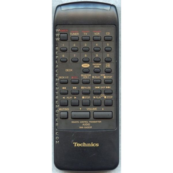 Technics RAKSA303P Audio Remote Control