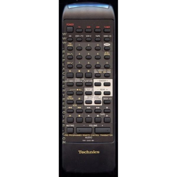 Technics RAKSA601MH Receiver Remote Control