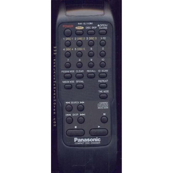 Technics RAKSL142WH CD Remote Control